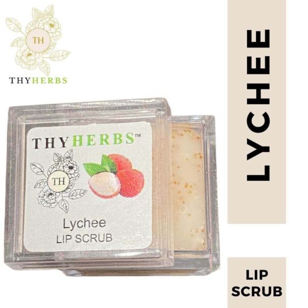 Thyherbs lychee lip scrub