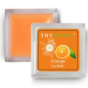 orange lip balm thyherbs