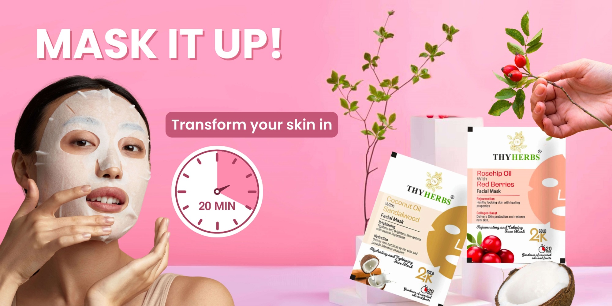 24K Gold Face Sheet Mask